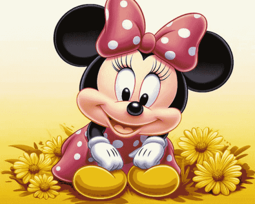 Charming Minnie Mouse Diamond Painting