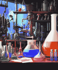 Chemistry Animation Diamond Painting