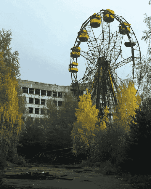 Chernobyl Buildings Exploration Diamond Painting