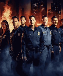 Chicago Fire Cast TV Series Diamond Painting