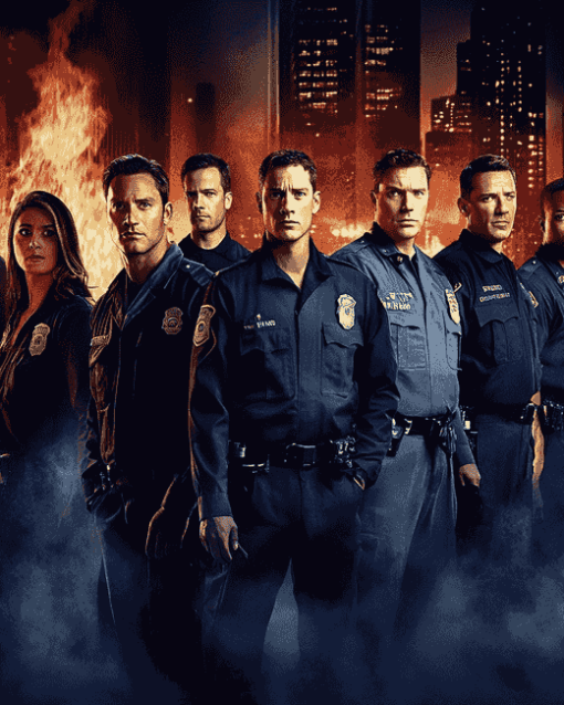 Chicago Fire Cast TV Series Diamond Painting