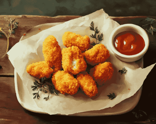 Chicken Nugget Delight Diamond Painting