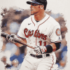 Chipper Jones Baseball Icon Diamond Painting