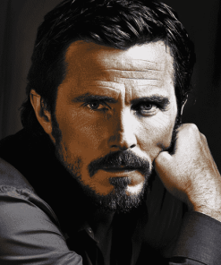 Christian Bale Famous Star Diamond Painting