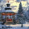 Christmas Gazebo Cartoon Diamond Painting