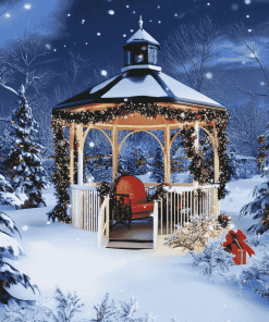 Christmas Gazebo Showcase Diamond Painting