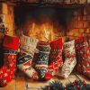 Christmas Stockings Holiday Diamond Painting