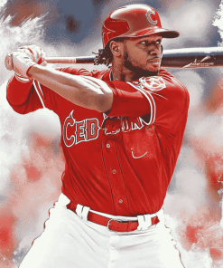 Cincinnati Reds Baseball Player Diamond Painting