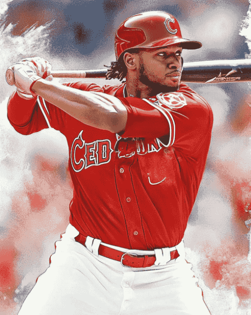 Cincinnati Reds Baseball Player Diamond Painting