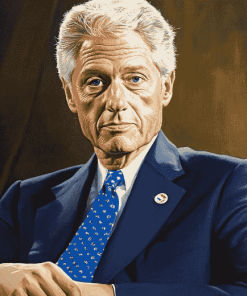 Classy Bill Clinton Diamond Painting