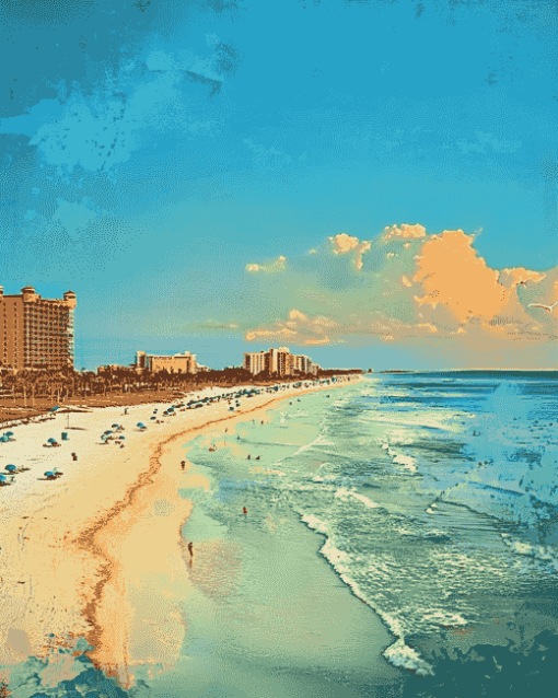 Clearwater Beach Seaside Diamond Painting