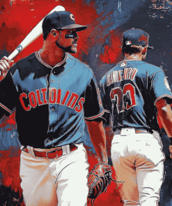 Cleveland Indians Baseball Stars Diamond Painting