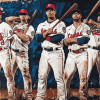 Cleveland Indians Baseball Team Diamond Painting