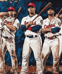 Cleveland Indians Baseball Team Diamond Painting