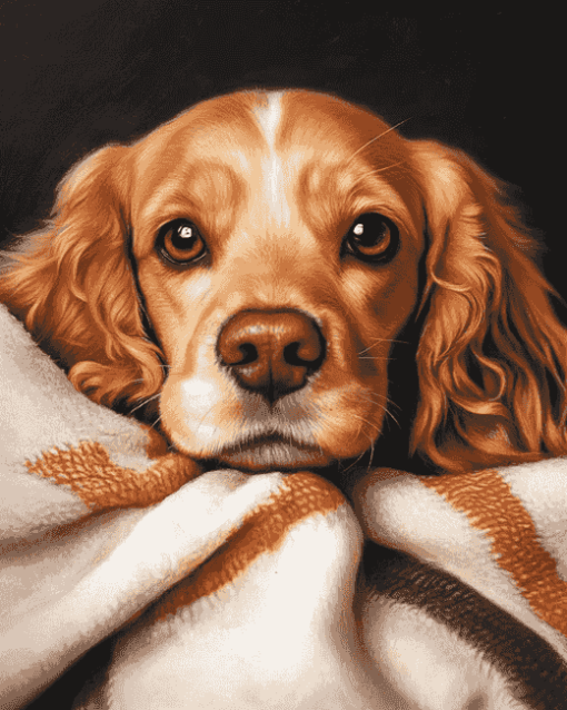 Cocker Spaniel Puppy Diamond Painting