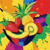 Colorful Abstract Fruit Diamond Painting