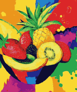 Colorful Abstract Fruit Diamond Painting