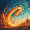 Colorful Cartoon Tornado Diamond Painting