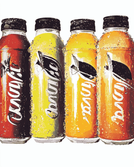 Colorful Energy Drinks Collection Diamond Painting