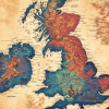 Colorful England Map Diamond Painting