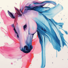 Colorful Horses Diamond Painting