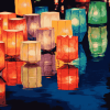 Colorful Paper Lanterns Diamond Painting