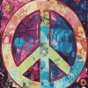 Colorful Peace Symbol Diamond Painting