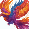 Colorful Phoenix Bird Diamond Painting