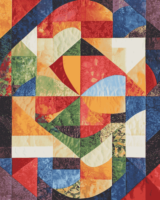 Colorful Quilt Block Art Diamond Painting