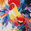 Colorful Rooster Diamond Painting