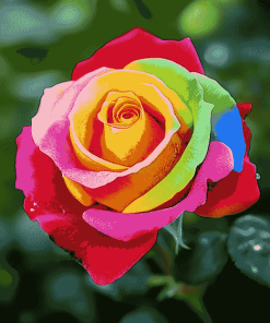 Colorful Rose Blossoms Diamond Painting