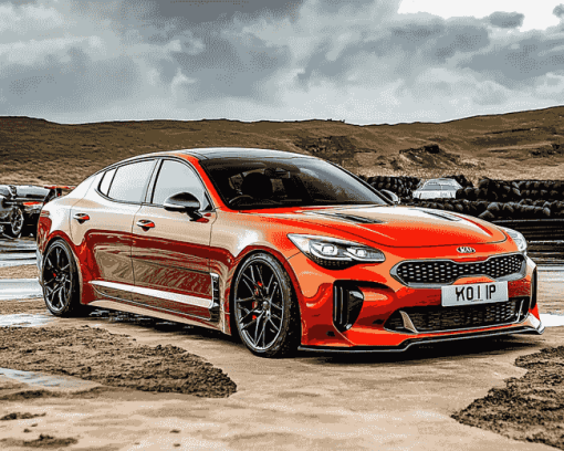 Cool Kia Stinger Car Diamond Painting