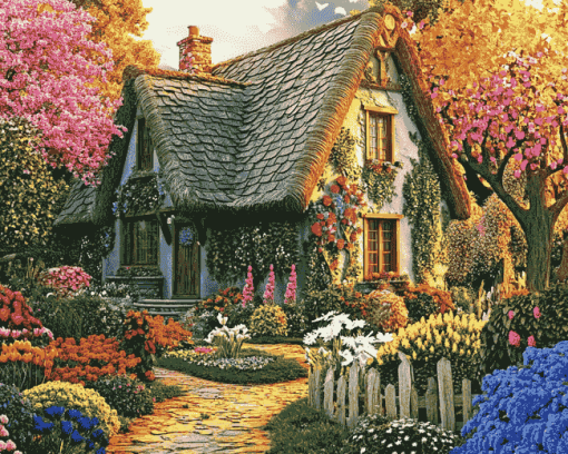 Cottage Retreats Diamond Painting