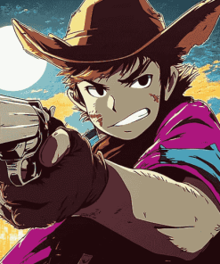 Cowboy Bepop Anime Adventure Diamond Painting