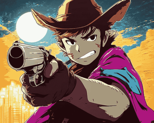 Cowboy Bepop Anime Adventure Diamond Painting