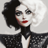 Cruella Movie Inspired Diamond Painting