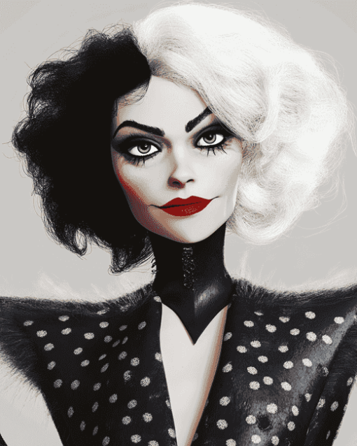 Cruella Movie Inspired Diamond Painting