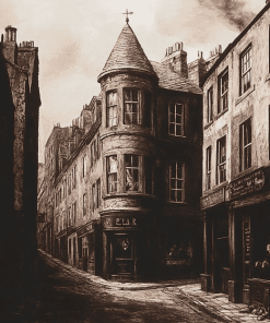 Cupar Street Scene Diamond Painting