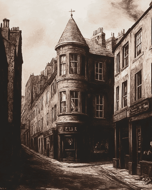 Cupar Street Scene Diamond Painting