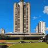 Curitiba Skyscraper Landscape Diamond Painting