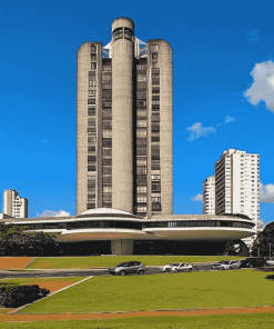 Curitiba Skyscraper Landscape Diamond Painting