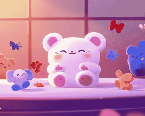 Cute BT21 Cartoon Diamond Painting