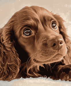 Cute Boykin Spaniel Puppy Diamond Painting