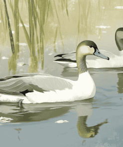 Cute Northern Pintail Duck Diamond Painting