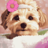 Cute Puppies Paradise Diamond Painting