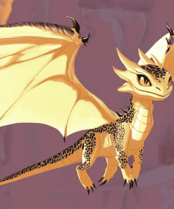 Cute Sandwing Dragon Diamond Painting