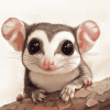 Cute Sugar Glider Diamond Painting