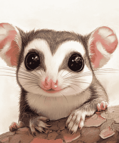 Cute Sugar Glider Diamond Painting