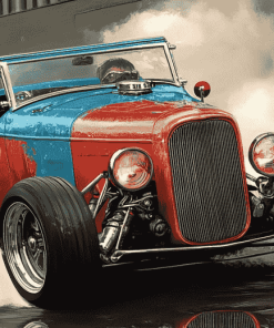 Cyna Engine Hot Rod Diamond Painting