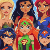 DC Super Hero Girls Animation Diamond Painting